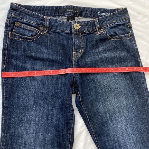 Vintage Calvin Klein Wide Leg Jeans Sz 10P - Picture 10 of 12